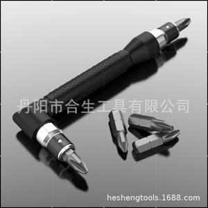 Tournevis en L Hesheng 250 mm, embout hexagonal 14 mm, poignée antidérapante, jeu d'outils Torx PH - Product Image 5