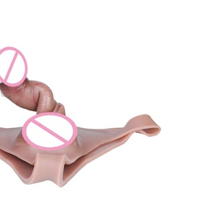 FAAK Ultra Elastic Harness Strap on <b>Dildo</b> Transgender Clothing Adult Toys with 6 Inch Realistic Hollow Penis Pants Wholesale - Product Image 6