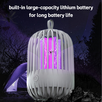 Mini lampe anti-moustiques électrique USB silencieuse pour bureau, maison, camping et extérieur