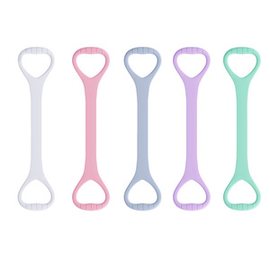 Banda de resistencia de silicona en forma de 8, correa de yoga de silicona para entrenamiento de brazos y espalda, banda de ejercicio portátil para adultos - Product Image 3