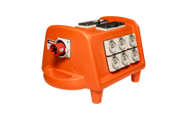 Tableau de distribution industriel 63A / Boîtier de distribution portable australien avec prises 6x15A et 2x32A, protection RCD et RCBO