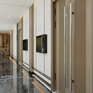 Nhiệm vụ nặng nề tùy chỉnh H hình dạng cửa chính xử lý Nhà sản xuất nhôm lối vào kính cửa gỗ lớn đẩy kéo tay nắm cửa - Product Image 4