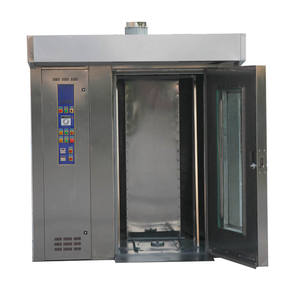 ราคาเตาอบโรตารี่ เตาอบขนมปังแบบโรตารี่ เตาอบโรตารี่สำหรับอบขนม เตาอบแบบชั้นหมุน เตาอบขนาดใหญ่สำหรับโรงงานอบขนม - Product Image 1