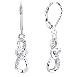 Nouveau Unique Innovant 925 Boucles D'oreilles En Argent Sterling Exquis Fine Bijoux Zircon Boucles D'oreilles pour les Femmes - Product Image 3