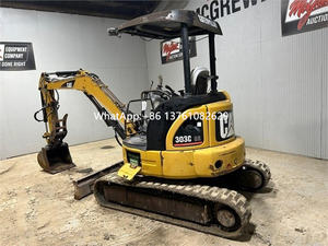 Excavadora Usada Caterpillar 303C CR, Miniexcavadora de 3.55t, Maquinaria de Construcción de Tamaño Pequeño, Gran Oferta - Product Image 4
