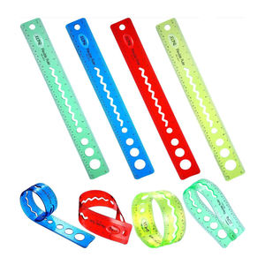 Nuovo righello pieghevole flessibile da 10-350mm 30CM righello professionale <span class=keywords><strong>O</strong></span> Ring righelli in gomma trasparente anti-otturatore - Product Image 1