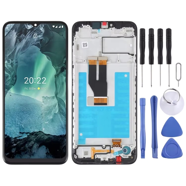 Oem Lcd Screen Version for G11 / G21 Digitizer Full Assembly With Frame Black