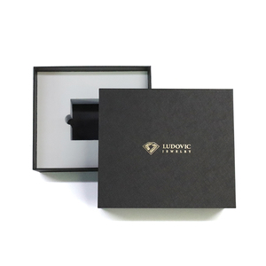 Free <b>Match</b> Interior Custom Craft Lid and Base Cardboard Watch Jewelry Packaging <b>Box</b> with Logo Customize - Product Image 1