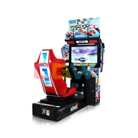 Machine de Jeu pour Enfants Bonne Rentabilité Simulateur de Course de Voitures à Monnayeur Borne d'Arcade Accepteur de Pièces en Euro