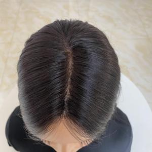 Cabello Humano Ruso Virgen 100% Natural, Crudo, YF-2301 # Extensión de Cabello Natural Color 5*6 Liso, 130% de Densidad, Base Mono - Product Image 6