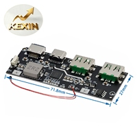 Batterie externe 22,5 W avec 5 ports, module d'alimentation mobile à charge rapide bidirectionnelle, carte de circuit imprimé, kit de carte mère DIY, QC4 PD3.0