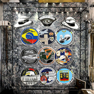 Pièce commémorative plaquée or avec aigle chauve sculpté, médaille en métal, épingle, étiquette, souvenir des motards de la Garde patriotique américaine - Product Image 3