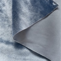Tissu de velours italien en velours néerlandais de couleur unie rideau canari sac housse de canapé tissu de coussin en velours