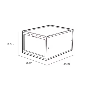 Étagère transparente en acrylique pour chaussures de sport, boîte de rangement pour chaussures de sport géantes - Product Image 6