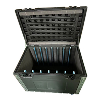 Boîtier d'écran LED à double couche antichoc avec ceinture de verrouillage en PE, 500*500-500*1000mm, utilisé pour la protection du transport