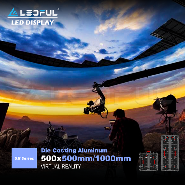 XR Solution Virtual LED Display Screen P2.6 P1.9 3D Immersive Stag Background 7680Hz Vfx Virtual Production LED Video Wall