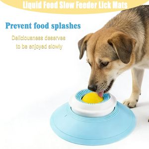 2026 Bol de léchage rotatif solide pour chien, anti-anxiété, distributeur de nourriture lente, jouet interactif pour animaux de compagnie - Product Image 2