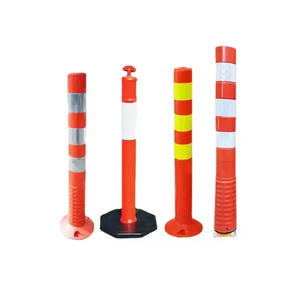 Avertissement de trafic routier réfléchissant Post <span class=keywords><strong>Isolation</strong></span> du trafic Post Délinéateur de trafic de sécurité routière - Product Image 1
