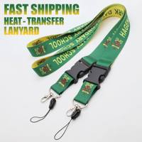 Correas de Cuello Personalizadas para Escuelas Secundarias, Sublimación a Todo Color, Poliéster, con Hebilla de Seguridad Desmontable