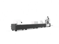 Mesin Pemotong Tabung Laser Kecil 1500W 3KW Kontrol Raycus Raytools Delta Servo HIWIN Rail YYC Rack 6M