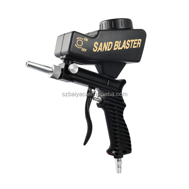Gravity Feed Sand Blaster Legerity Function Sandblasting Gun Portable Sandblasting Gun Pneumatic Sand Blasting Gun