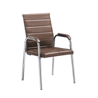 Chaise de conférence en cuir PU moderne pour réunions de bureau, formation du personnel, mobilier personnalisé, vente en gros