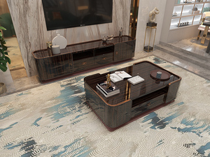 Meuble tv de luxe pour salon, meuble tv moderne en bois, affichage personnalisé, <span class=keywords><strong>banc</strong></span> de <span class=keywords><strong>console</strong></span> tv - Product Image 2