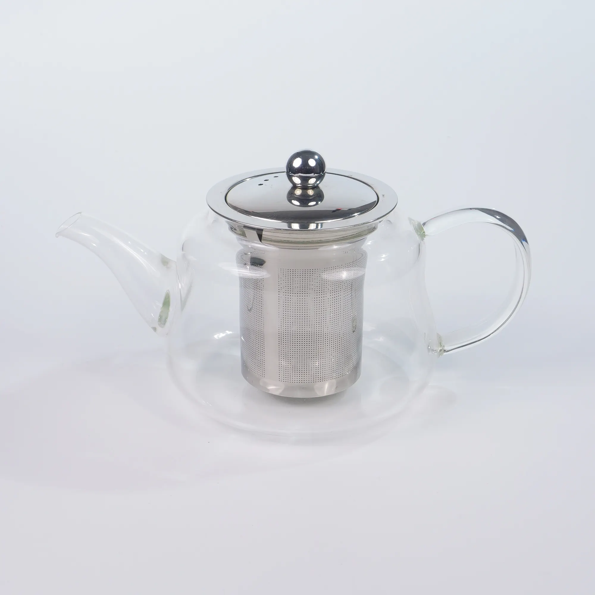 Hot Selling Modern Transparent Home Drinkware Glass Water Kettle With Tea Infuser