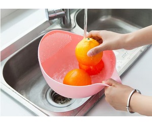 Arroz Lavar Filtro Filtro Cesta <span class=keywords><strong>Colander</strong></span> Peneira Fruta Vegetal Tigela Escorredor Limpeza Ferramentas Kit Cozinha Casa Ferramentas cozinha - Product Image 4