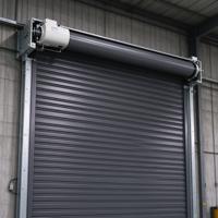 Porte à enroulement automatique en aluminium de style chinois moderne de haute qualité, volet roulant électrique en métal