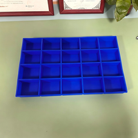Moule à savon en silicone Candyer Early Riser, 20 barres rectangulaires, moule en silicone pour la fabrication de savon, bac à glaçons, outil à savon, haute qualité