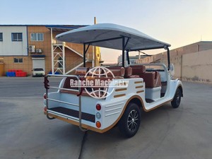 Elegante Auto Eléctrico Vintage de Alta Gama, 48V 5KW, Vehículo Turístico de 7-8 Asientos para Resorts y Áreas Comerciales - Product Image 3