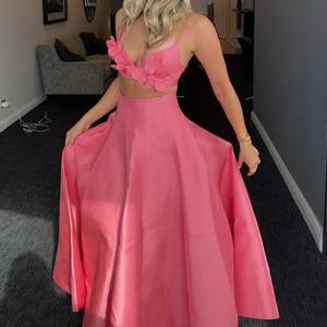 3D Flower Sheath Large Swing <b>Skirt</b> Beach Vacation Women's Casual 2 Piece Set Fashion - Product Image 2