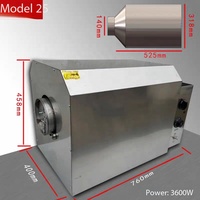 Machine à rôtir les snacks entièrement automatique, électrique, à usage commercial, en acier inoxydable, 3600W, pour noix, amandes, fèves de cacao, cacahuètes