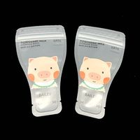 Sachets de stockage de lait infantile jetables antibactériens à compartiments séparés en PET/PE, imprimés en héliogravure, pour utilisation nomade