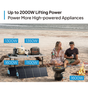 Générateur solaire portable Bluetti AC70P avec batterie au lithium et panneaux solaires - Product Image 3
