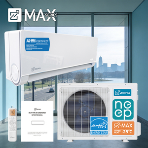 12000BTU 18000BTU <b>Mini</b> <b>Split</b> Heating and Cooling Air Conditioners Low Noise Wall Mounted Type Conditioner 9000-36000 BTU Cooling - Product Image 1