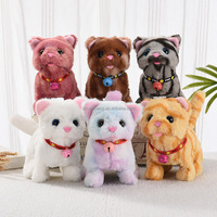 EN STOCK jouets électroniques en peluche pour chat en peluche pour enfants