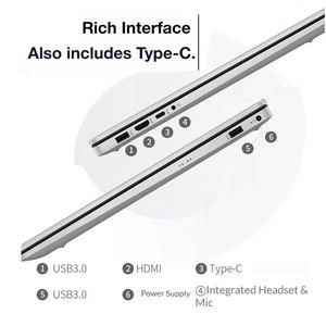 Computadora Portátil <span class=keywords><strong>HP</strong></span> <span class=keywords><strong>OMEN</strong></span> Book17 Edición Juvenil, Pantalla Grande IPS de Alta Definición de <span class=keywords><strong>17</strong></span>.3 Pulgadas, Core I5, Delgada y Ligera, para Oficina y Estudiantes - Product Image 4
