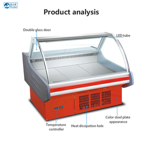 Siêu thị nấu chín thực phẩm bánh <span class=keywords><strong>sandwich</strong></span> hiển thị mát truy cập ROHS chứng nhận không khí thịt bảo quản tủ Fan Showcase lạnh - Product Image 5
