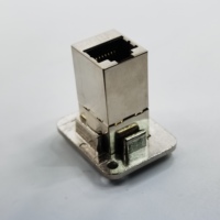 Adaptor Keystone Betina Betina Cat6 Kabel LAN Ethernet Extender RJ45 Inline Coupler Konektor Modular Aksesori untuk Ethernet LAN
