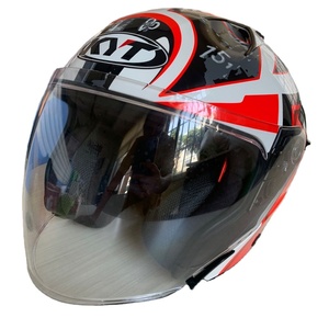 <span class=keywords><strong>Casco</strong></span> de media cara NFJ, visor Kyt Compatible con ABS, protector facial de seguridad y visera de motocicleta para montar en bicicleta - Product Image 1