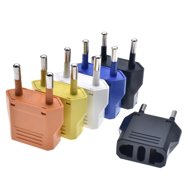 European Travel Plug Adapter, US to Europe Plug Adapter, Type C Wall Outlet Converter for Europe