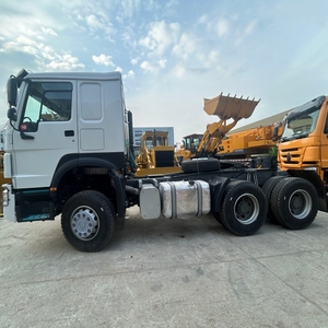รถบรรทุกหัวลาก HOWO 371 มือสอง 6x4 สำหรับงานหนัก รถพ่วงหัวลาก Sinotruk สำหรับการขนส่งโลจิสติกส์เพื่อการส่งออก - Product Image 2