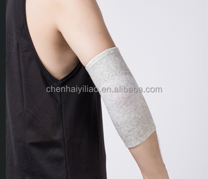 Penstabil bantalan siku & lutut dapat diatur, penahan perlindungan olahraga bambu rajut medis - Product Image 6