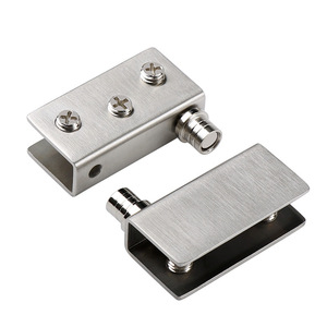 Haidibosi Stainless Steel Glass Door Hinges 180 Degree Minimalist Cabinet Door Clips For <b>Wall</b> Cabinet <b>Display</b> <b>Case</b> - Product Image 5