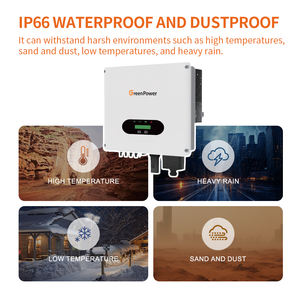 <span class=keywords><strong>GreenPower</strong></span> IP66 6kw 8kw 10kw 12kw 15kw 17kw 20kw 23kw 25kw 28kw 30kw Onduleur à onde sinusoïdale pure sur réseau pour système solaire - Product Image 3