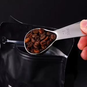 Cuillères doseuses à café en acier inoxydable 304 à manche court, 15 ml et 30 ml, pour la pâtisserie - Product Image 4