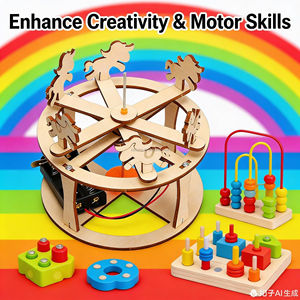 Juguetes de Madera de <span class=keywords><strong>Ciencia</strong></span> e Ingeniería Animal para Niños - Experimentos Educativos STEM <span class=keywords><strong>y</strong></span> Proyectos Hechos a Mano - Product Image 5