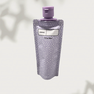 Sachet de voyage en plastique à bec verseur, rechargeable, pour shampoing et cosmétiques, vente en gros - Product Image 2